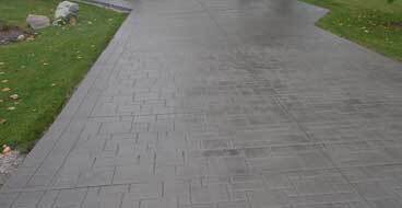 This image shows the driveway of a house.