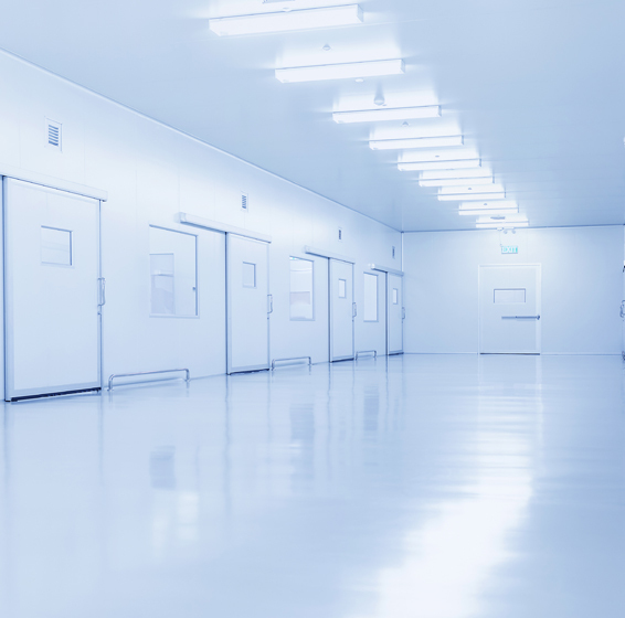 epoxy floor coating This image shows an industrial plant that has epoxy floor.